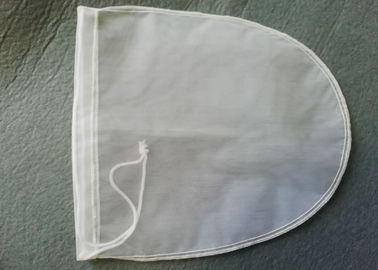 Sacchetto filtro di nylon riciclabile rotondo del latte di 200 del micron borse di colofonia con il cordone