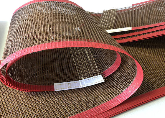 uno stabilimento chimico di 4 ×4mm utilizza il nastro trasportatore di Ptfe