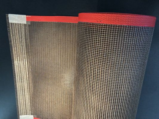 Cinghie materiali di FDA Ptfe della maglia della vetroresina nera