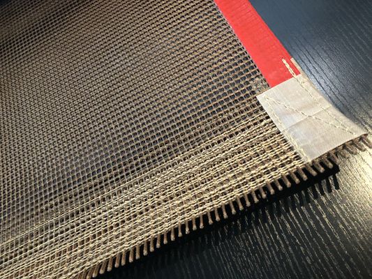Nastro trasportatore resistente ad alta temperatura di 4*4mm Ptfe